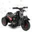6V Kids Electric Ride-On Motorcycle with Bubble Maker - Black