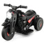 6V Kids Electric Ride-On Motorcycle with Bubble Maker - Black