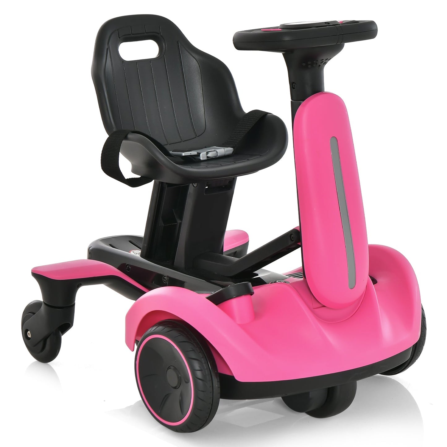 Coche de Drift para Niños 6V con Giro de 360° - Rosa
