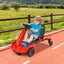 6V Kids Ride On Drift Car - 360° Spin & Adjustable Heights - Red