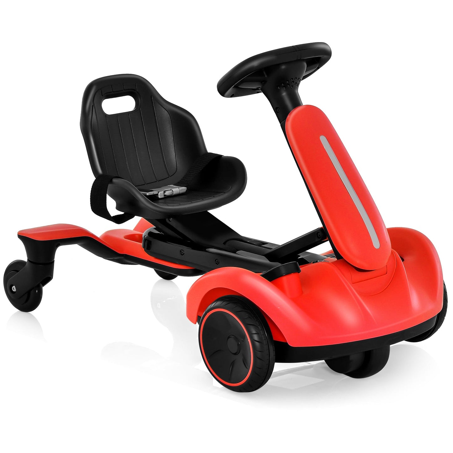 6V Kids Ride On Drift Car - 360° Spin & Adjustable Heights - Red