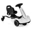 6V Kids Ride On Drift Car - White with 360° Spin & Adjustable Heights