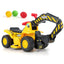 6V Kids Ride On Excavator with Basketball Hoop
