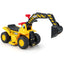 6V Kids Ride On Excavator with Basketball Hoop