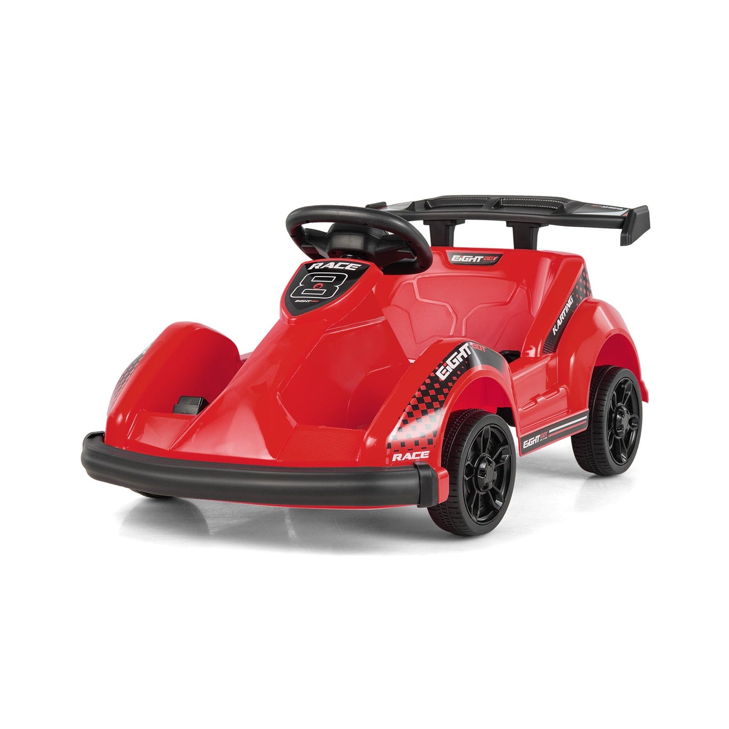 6V Kids Ride On Go Cart with Remote Control - Red