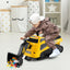 Tractor Eléctrico 6V 3 en 1 - Amarillo