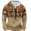 Retro Long-Sleeve Zipper Sweater for Men