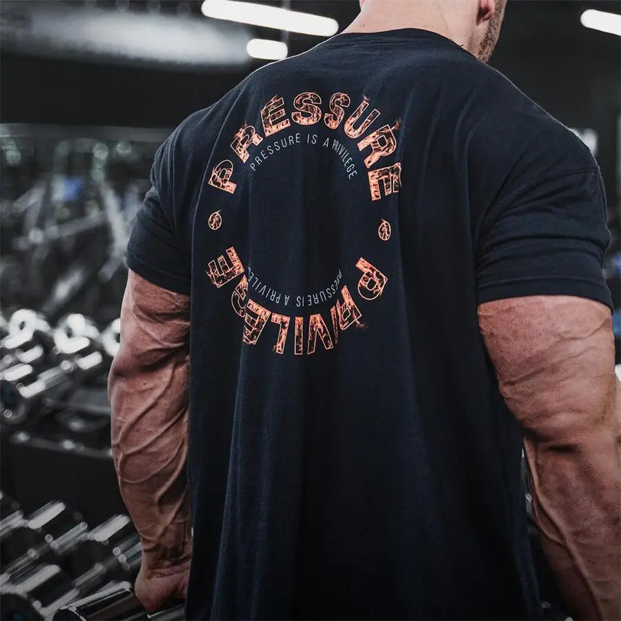 T-shirt de sport imprimé d'été pour hommes