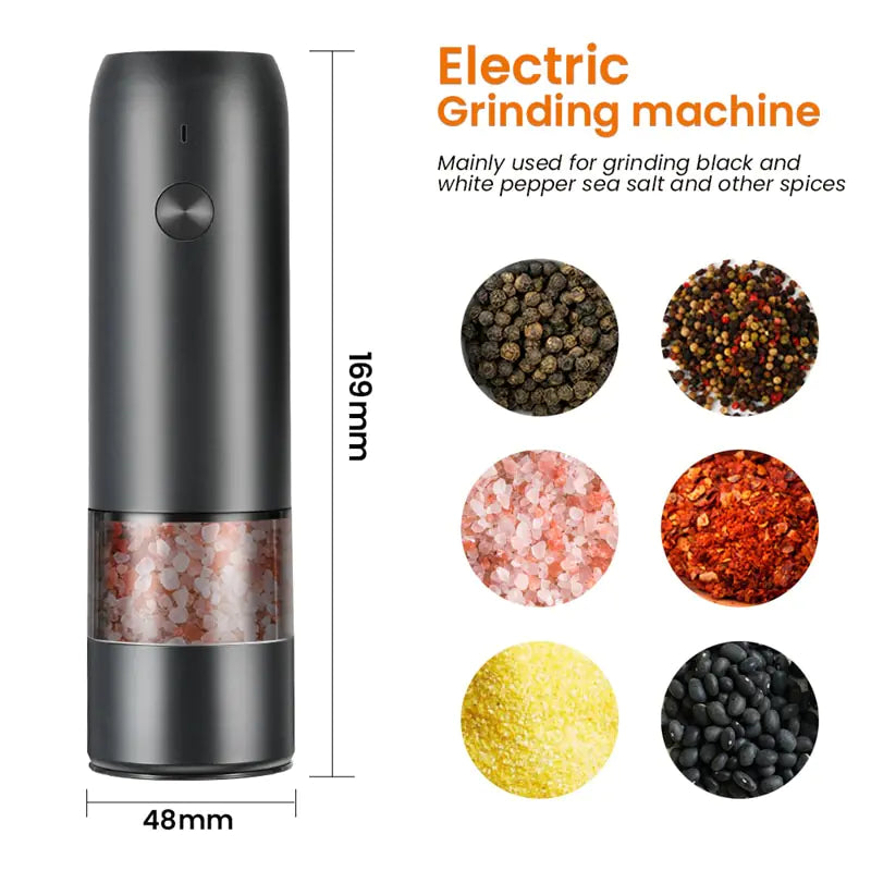 Molino eléctrico automático de pimienta y sal