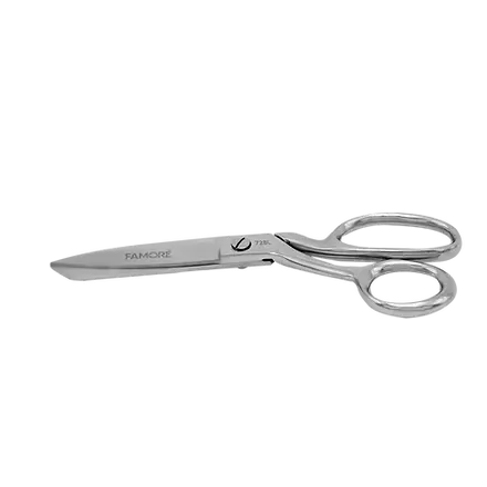 Tijera de tela de borde de cuchilla verdadera para zurdos de 8"