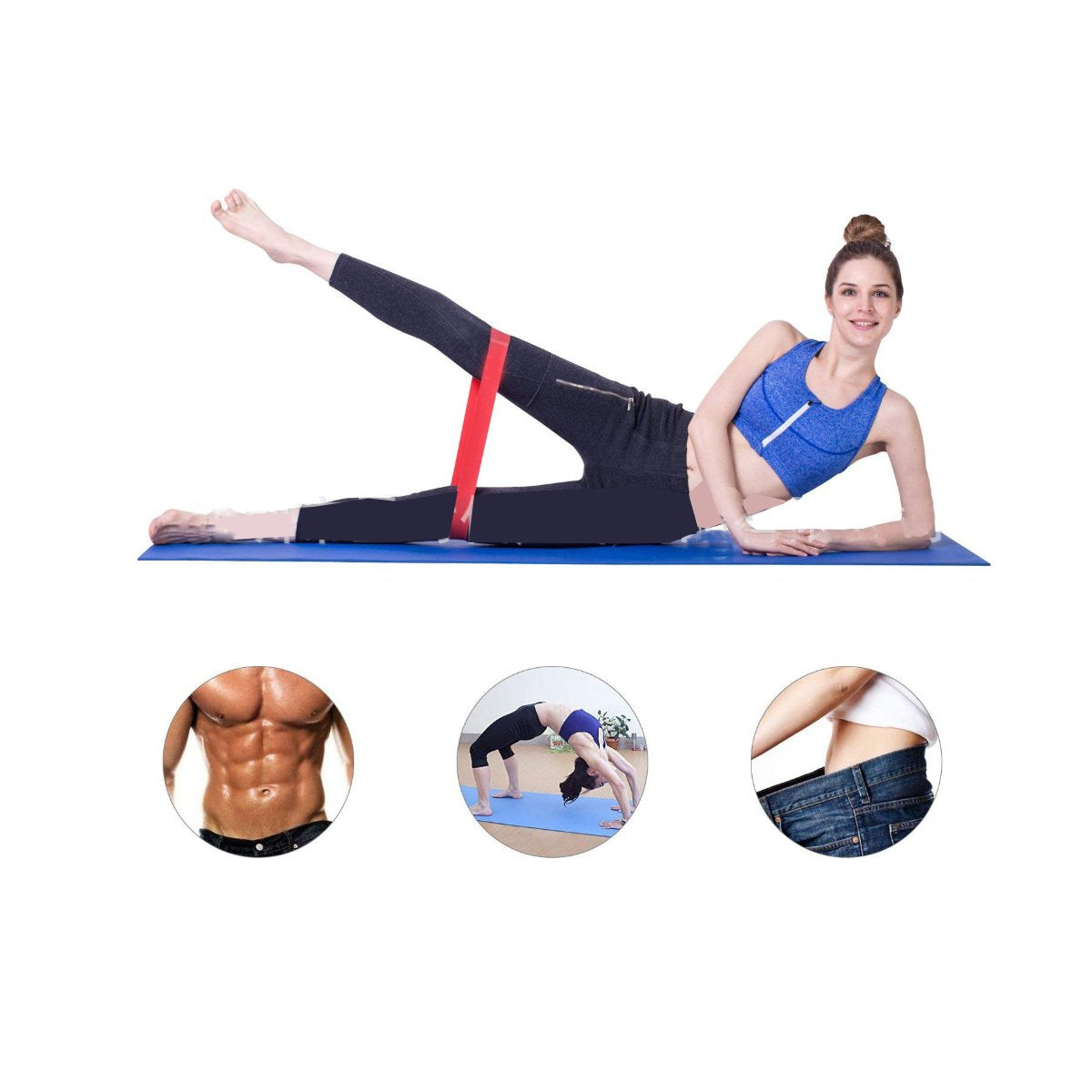 Ensemble de 5 bandes d'exercice Flex And Stretch