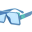 Stylish Black & White Square Sunglasses for Men & Women