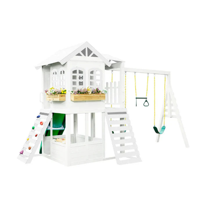 2MamaBees Reign Two Story Swing Set - Korvel