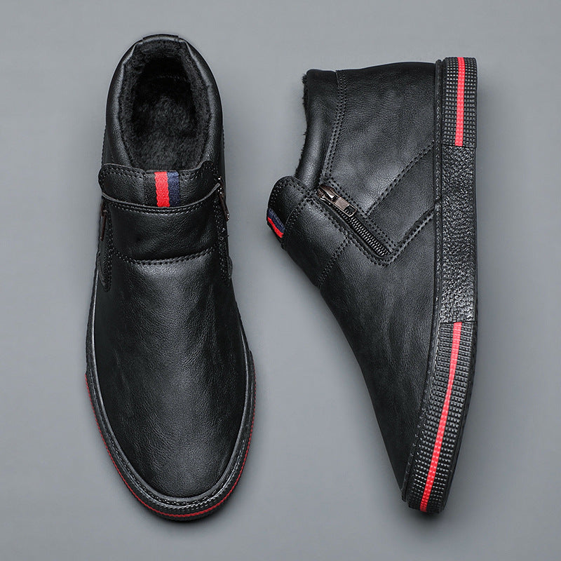 Men's Casual Winter Ankle Boots - Stylish & Warm Footwear