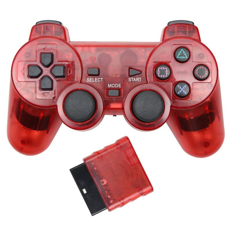 Transparent Wireless Dual Shock Bluetooth Gamepad