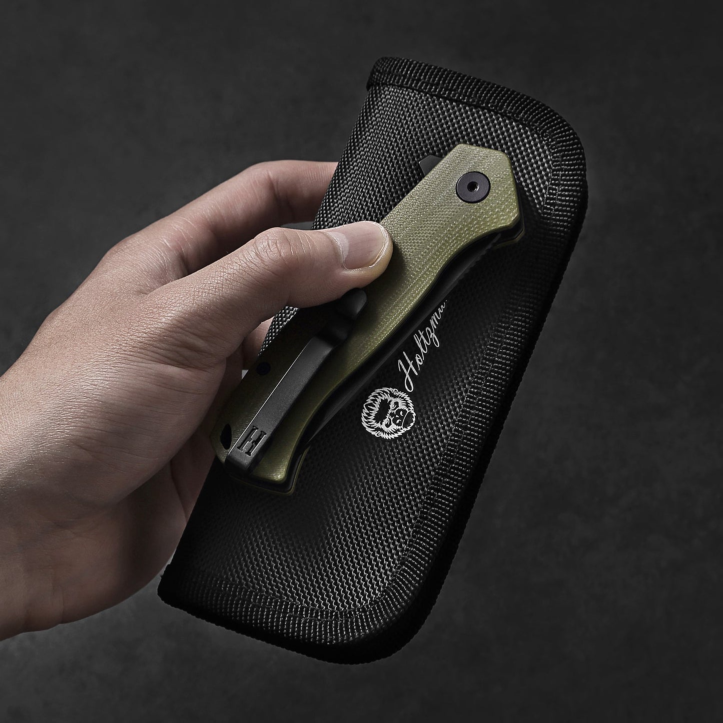 Ultimate Pathfinder Folding Pocket Knife Gift Set for Adventurers (Green & Silver) - Korvel
