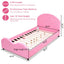 Cama para Niños Pequeños Tapizada de Tamaño Twin