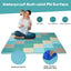58 Inch Toddler Foam Play Mat - Light Blue
