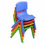 Colorful Stackable Plastic Chairs for Kids - 4-Pack