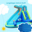 Inflatable Water Pool with Splash and Slide