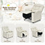 Fauteuil inclinable pour enfants avec porte-gobelet et repose-pieds - Beige