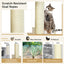 77.5-Inch Multi-Level Cat Tree Condo - Cream White