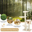 4-Layer 68.5-Inch Wooden Cat Tree Condo with Sisal Posts