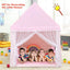 Gbruno Kids Play Tent - Large Fairy Castle Playhouse in Pink