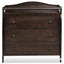 Premium Baby Changing Table with 3 Drawers and Safety Belt - Brown