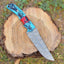 Bespoke Damascus Steel Hunting Knife - Artisan Crafted - Korvel
