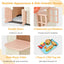 Casa de Juguete Gbruno para Niños - Set de 7 Piezas en Rosa