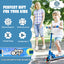 Trottinette pliable avec hauteurs réglables pour enfants - Bleu