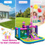 Castillo Inflable Unicornio 6 en 1 para Niños con Ventilador
