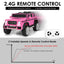 Voiture électrique pour enfants Mercedes-Benz sous licence 12V - Rose