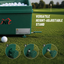 Dispensador automático de pelotas de golf con altura ajustable y almacenamiento