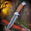 Premium Handmade Damascus Steel Hunting Knife - Korvel