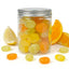 Bonbons durs sans sucre Andy Anand aux saveurs fruitées d'orange et de citron - 7 oz
