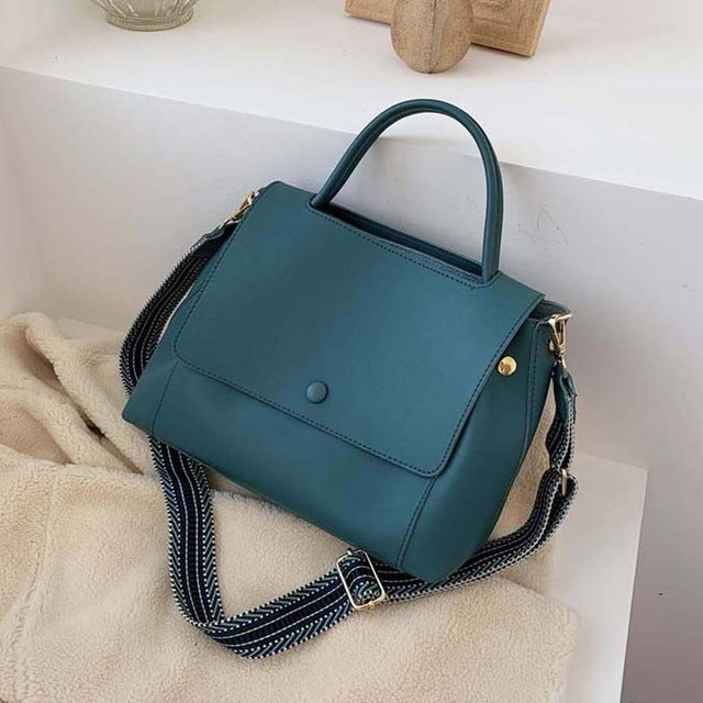 Bolso Cruzado de Ante Sintético Elegante para Mujeres