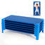 Camas apilables portátiles para guarderías - Azul