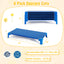 Camas apilables portátiles para guarderías - Azul