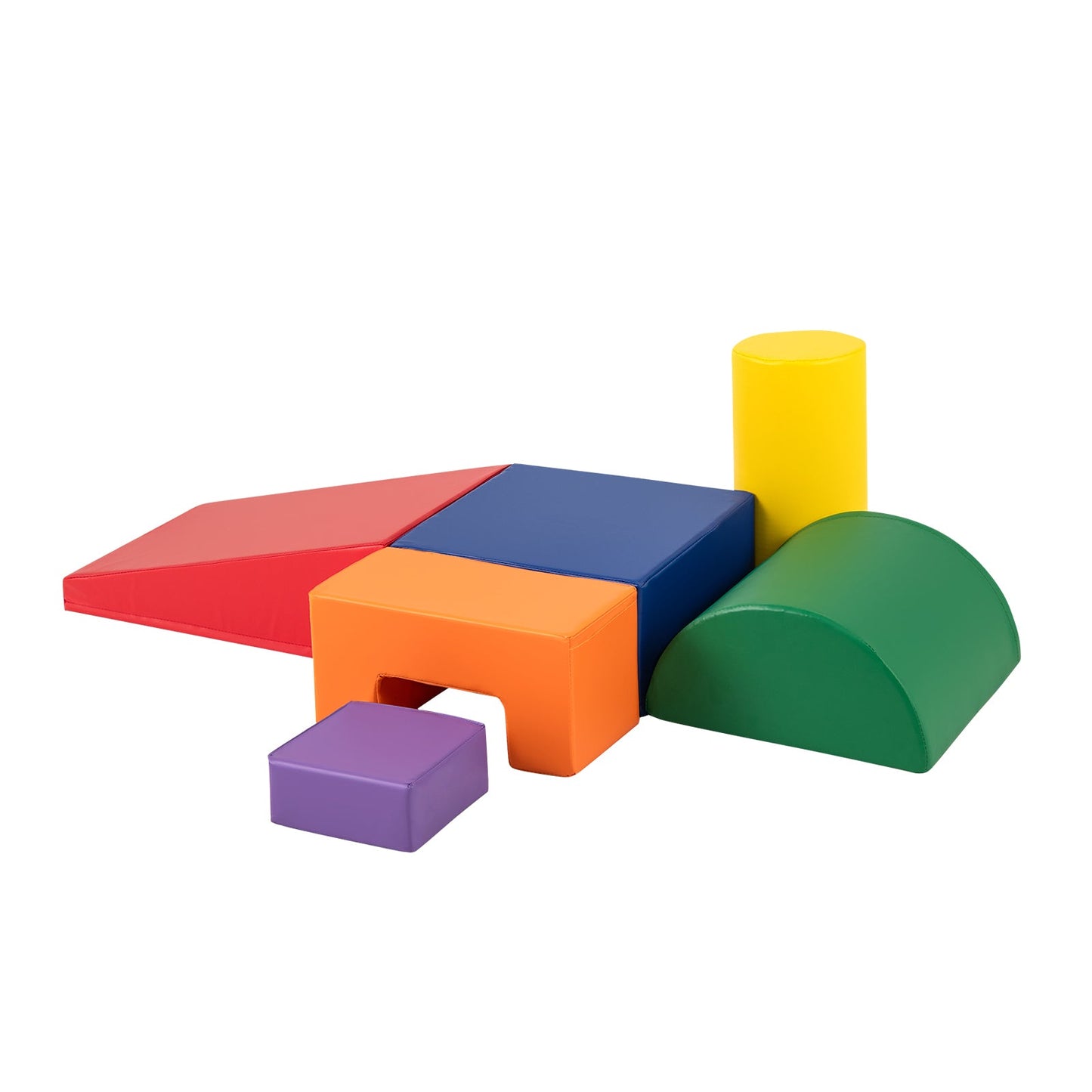Juego de bloques de escalada de espuma de 6 piezas - Diversión en interiores