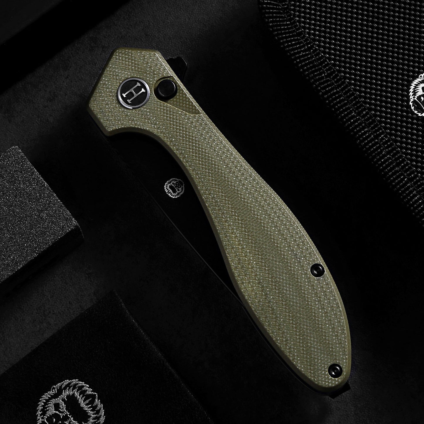Ultimate Vector Folding Pocket Knife Gift Set for Outdoor Enthusiasts (Green & Black) - Korvel