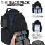 Reaction Tackle Premium Fishing Backpack with 4 Trays Included - Korvel