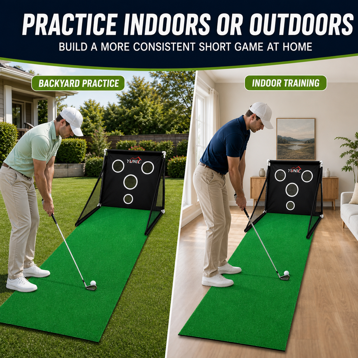 Portable Golf Chipping Practice Net for All Skill Levels