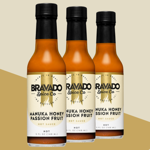Passion Fruit & Mānuka Honey Hot Sauce – Sweet Heat with Ghost Pepper