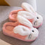 Zapatillas de Conejo de Dibujos Animados Acogedoras para Niños y Adultos
