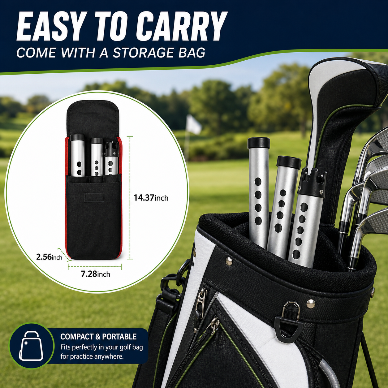 Portable Detachable Golf Ball Collector
