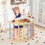 6 in 1 Kids Climbing Arch Playset with Removable Cushion - Multicolor