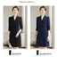 Robe de costume élégante à manches longues et longueur midi extensible
