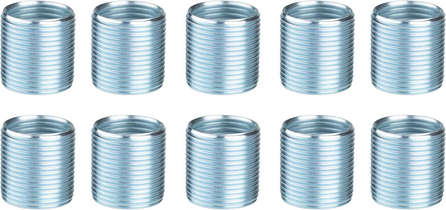 Inserts de Reparación de Roscas de Pedal Unior - Brazo Izquierdo 9/16" (Paquete de 10)